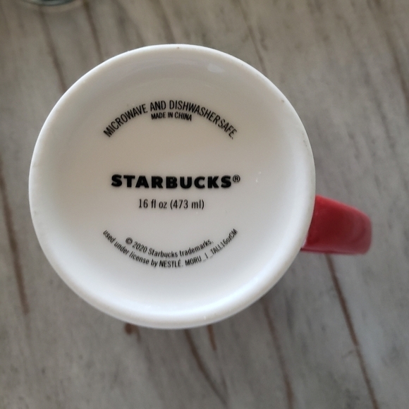 STARBUCKS limited edition mug. Red and green Starbucks. 2020 - Picture 5 of 6